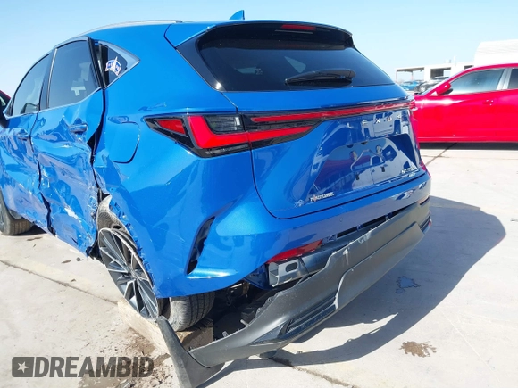 2025 Lexus NX with VIN JTJHGCEZ5S2020093, listed as a IAAI auction lot 41745830 with 6,003 mi miles. Bid and sale history available at carsss.com. Image 18.