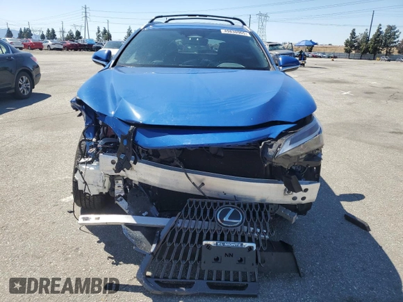 2023 Lexus NX with VIN 2T2AGCEZ2PC023820, listed as a Copart auction lot 49830965 with 22,281 mi miles and Salvage Title. Bid and sale history available at carsss.com. Image 5.