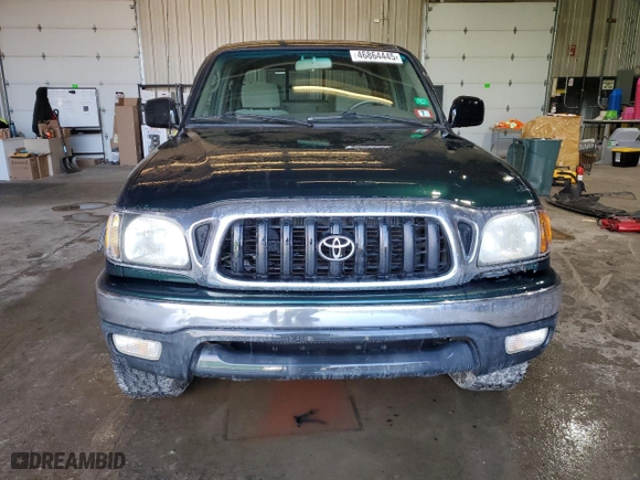 2001 Toyota Tacoma with VIN 5TEHN72N11Z785930, listed as a Copart auction lot 46864445 with 181,815 mi miles and Salvage Title. Bid and sale history available at carsss.com. Image 5.
