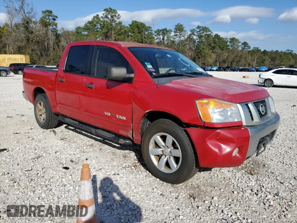 2010 Nissan Titan SE with VIN 1N6BA0ED5AN311314, listed as a Copart auction lot 82626554 with 186,639 mi miles and Clean Title. Bid and sale history available at carsss.com. Image 4.