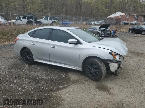 2013 Nissan Sentra SR with VIN 3N1AB7AP2DL711164, listed as a Copart auction lot 52786785 with 138,435 mi miles and Salvage Title. Bid and sale history available at DreamBid. Image 4.