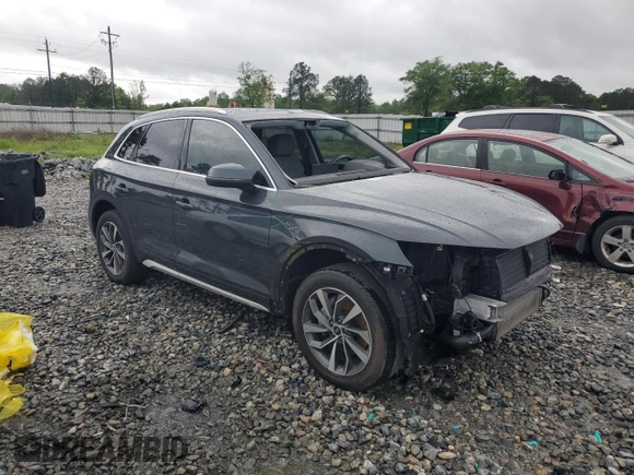 2021 Audi Q5 Prestige with VIN WA1CAAFY9M2100776, listed as a Copart auction lot 51891755 with 28,305 mi miles and Salvage Title. Bid and sale history available at carsss.com. Image 4.