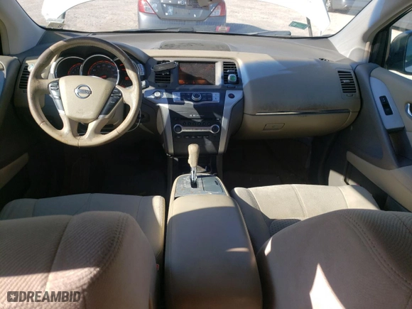 2010 Nissan Murano S with VIN JN8AZ1MU3AW013230, listed as a Copart auction lot 46337655 with 124,269 mi miles and Salvage Title. Bid and sale history available at carsss.com. Image 8.