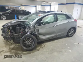2016 Hyundai Elantra GT with VIN KMHD35LH8GU258367, listed as a Copart auction lot 52259725 with 0 mi miles and Salvage Title. Bid and sale history available at carsss.com. Image 1.