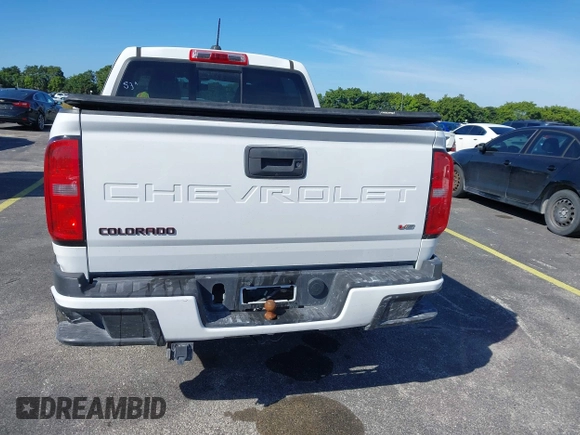 2021 Chevrolet Colorado 2WD LT with VIN 1GCGSCEN3M1276560, listed as a IAAI auction lot 41442039 with 82,538 mi miles. Bid and sale history available at carsss.com. Image 16.