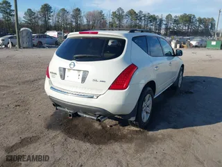 2007 Nissan Murano S with VIN JN8AZ08W97W631943, listed as a IAAI auction lot 41727275 with 252,599 mi miles. Bid and sale history available at carsss.com. Image 4.