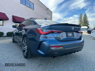 2021 BMW 4 Series 430i with VIN WBA53AP06MCF42734, listed as a Copart auction lot 53406215 with 121,670 mi miles and Clean Title. Bid and sale history available at DreamBid. Image 3.
