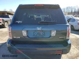 2006 Honda Pilot EX with VIN 2HKYF18496H561291, listed as a Copart auction lot 48342555 with 269,287 mi miles and Clean Title. Bid and sale history available at carsss.com. Image 6.