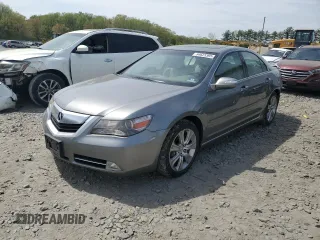 2009 Acura RL Tech Pkg with VIN JH4KB266X9C000169, listed as a Copart auction lot 54623365 with 102,035 mi miles and Salvage Title. Bid and sale history available at carsss.com. Image 1.