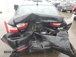 2014 Kia Rio LX with VIN KNADM4A35E6401373, listed as a Copart auction lot 47655755 with 117,500 mi miles and Salvage Title. Bid and sale history available at carsss.com. Image 6.