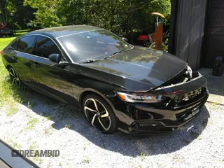 2019 Honda Accord Sport z VIN 1HGCV2F3XKA022582, wystawiony jako IAAI lot #42326207 z przebiegiem 57 045 mil mil oraz . Historia ofert i sprzedaży dostępna na DreamBid. Obrazek 1.