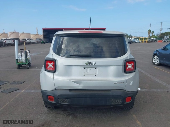 2017 Jeep Renegade Sport with VIN ZACCJAAB1HPE83438, listed as a IAAI auction lot 41194889 with 75,536 mi miles. Bid and sale history available at carsss.com. Image 15.