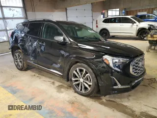2019 GMC Terrain Denali with VIN 3GKALXEX0KL221747, listed as a Copart auction lot 47476825 with 0 mi miles and Salvage Title. Bid and sale history available at carsss.com. Image 4.