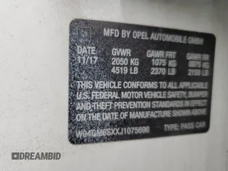 2018 Buick Regal Preferred II с VIN W04GM6SXXJ1075696, выставлен на аукционе Copart как лот 72736924 с пробегом 47 602 миль миль и Списание • Salvage title. История ставок и продаж доступна на DreamBid. Изображение 13.