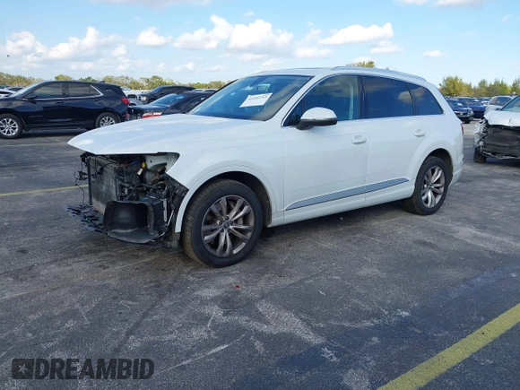 2017 Audi Q7 Premium Plus with VIN WA1LABF73HD018713, listed as a IAAI auction lot 41492243 with 112,928 mi miles. Bid and sale history available at carsss.com. Image 2.