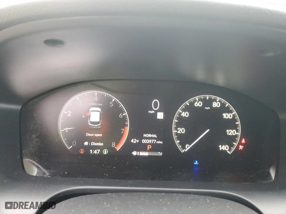 2024 Honda HR-V Sport with VIN 3CZRZ2H56RM766957, listed as a Copart auction lot 50312935 with 3,977 mi miles and Salvage Title. Bid and sale history available at carsss.com. Image 9.