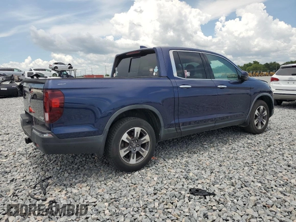 2019 Honda Ridgeline RTL-E with VIN 5FPYK3F76KB010613, listed as a Copart auction lot 60401125 with 90,492 mi miles and Salvage title. Bid and sale history available at DreamBid. Image 3.