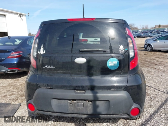 2014 Kia Soul with VIN KNDJN2A2XE7037945, listed as a IAAI auction lot 41777905 with 104,005 mi miles. Bid and sale history available at carsss.com. Image 16.