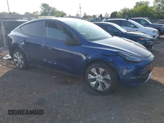 2023 Tesla Model Y Long Range with VIN 7SAYGDEE0PF671726, listed as a IAAI auction lot 42393616 with Not provided miles and . Bid and sale history available at DreamBid. Image 1.