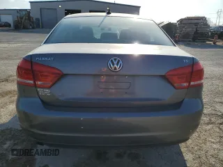 2014 Volkswagen Passat Wolfsburg Ed with VIN 1VWAS7A39EC062631, listed as a Copart auction lot 51150715 with 159,723 mi miles and Salvage Title. Bid and sale history available at carsss.com. Image 6.