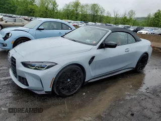 2022 BMW M4 Competition xDrive with VIN WBS33BA05NCJ41126, listed as a Copart auction lot 54138854 with 18,613 mi miles and Salvage Title. Bid and sale history available at carsss.com. Image 1.