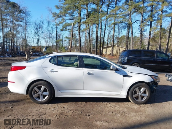 2015 Kia Optima LX with VIN 5XXGM4A79FG367783, listed as a IAAI auction lot 41357754 with 130,197 mi miles and . Bid and sale history available at DreamBid. Image 13.