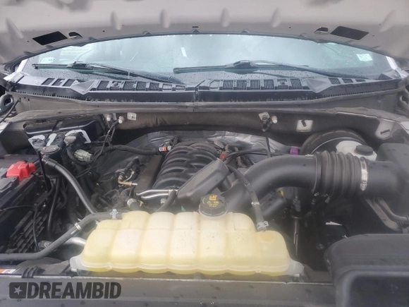2020 Ford F-150 XL with VIN 1FTEX1C52LKE37506, listed as a Copart auction lot 50596575 with 75,648 mi miles and Salvage Title. Bid and sale history available at DreamBid. Image 11.