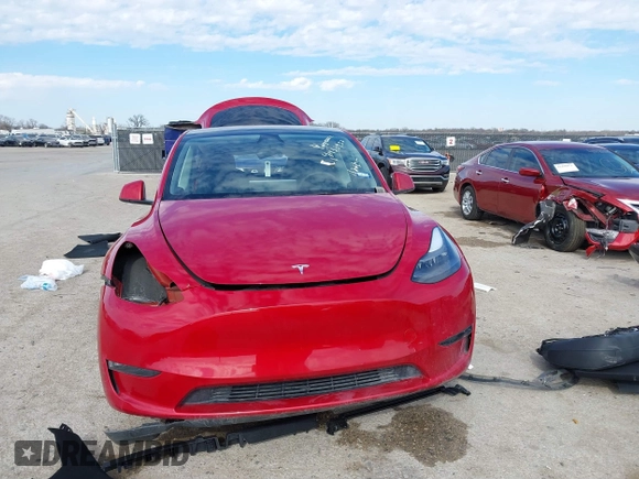 2023 Tesla Model Y Long Range with VIN 7SAYGDEE5PA198483, listed as a IAAI auction lot 41433952 with 24,753 mi miles and . Bid and sale history available at DreamBid. Image 13.