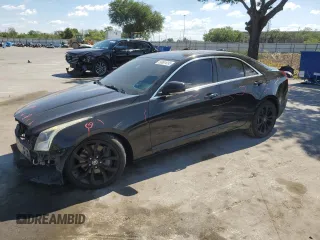 2013 Cadillac ATS Premium with VIN 1G6AE5SX5D0126554, listed as a Copart auction lot 50601095 with 124,462 mi miles and Salvage Title. Bid and sale history available at carsss.com. Image 1.