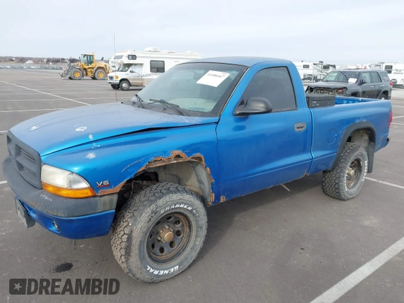 1999 Dodge Dakota with VIN 1B7GG26X5XS296142, listed as a IAAI auction lot 41486667 with 185,436 mi miles and . Bid and sale history available at carsss.com. Image 6.