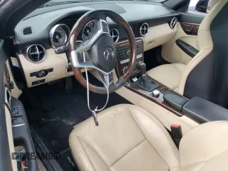 2014 Mercedes-Benz SLK-Class SLK 350 with VIN WDDPK5HA4EF076348, listed as a Copart auction lot 73829014 with 0 mi miles and Salvage Title. Bid and sale history available at carsss.com. Image 8.