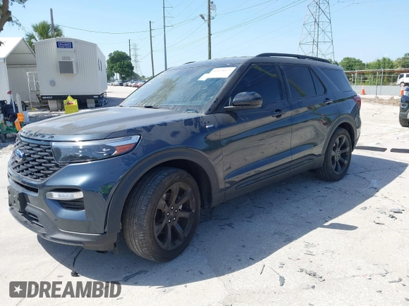 2023 Ford Explorer ST-Line with VIN 1FMSK7KH7PGB53387, listed as a IAAI auction lot 42279577 with 24,905 mi miles and . Bid and sale history available at DreamBid. Image 18.