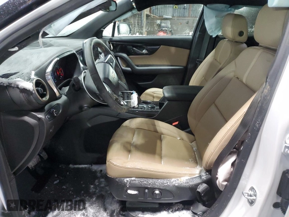 2024 Chevrolet Blazer Premier with VIN 3GNKBLRS9RS283598, listed as a Copart auction lot 87037534 with 2,205 mi miles and Salvage title. Bid and sale history available at DreamBid. Image 7.