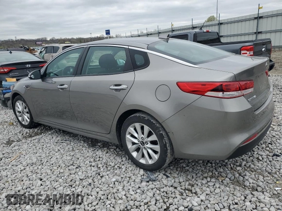 2017 Kia Optima LX with VIN 5XXGT4L31HG141026, listed as a Copart auction lot 50890795 with 62,347 mi miles and Salvage Title. Bid and sale history available at carsss.com. Image 2.