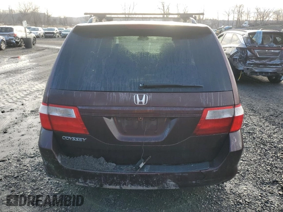 2007 Honda Odyssey EX-L with VIN 5FNRL38727B437835, listed as a Copart auction lot 50268105 with 233,713 mi miles and Clean Title. Bid and sale history available at carsss.com. Image 6.