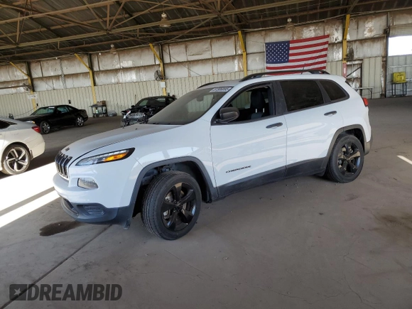 2016 Jeep Cherokee Sport z VIN 1C4PJLAS6GW376092, wystawiony jako Copart lot #57306895 z przebiegiem 90 979 mil mil oraz Szkoda całkowita • Salvage title. Historia ofert i sprzedaży dostępna na DreamBid. Obrazek 1.