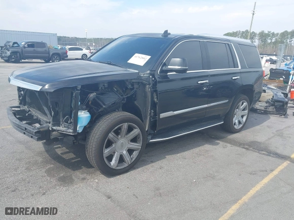 2017 Cadillac Escalade Luxury with VIN 1GYS4BKJ3HR307534, listed as a IAAI auction lot 41762802 with 109,420 mi miles. Bid and sale history available at carsss.com. Image 2.