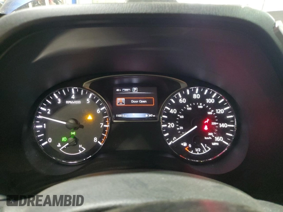 2018 Nissan Pathfinder S with VIN 5N1DR2MM6JC640323, listed as a Copart auction lot 48325605 with 110,515 mi miles and Clean Title. Bid and sale history available at DreamBid. Image 9.