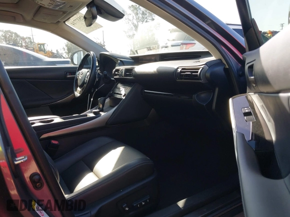 2017 Lexus IS 200t with VIN JTHBA1D22H5058048, listed as a IAAI auction lot 42537714 with 86,299 mi miles and . Bid and sale history available at DreamBid. Image 5.