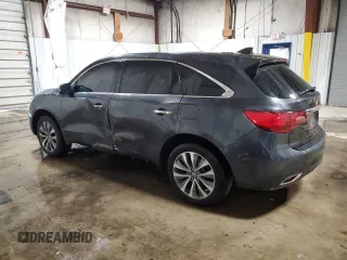 2016 Acura MDX w/Tech/Entertainment with VIN 5FRYD4H60GB057705, listed as a Copart auction lot 45533585 with 99,743 mi miles and Salvage Title. Bid and sale history available at carsss.com. Image 2.