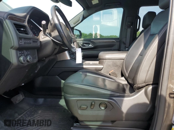 2021 Chevrolet Tahoe LT z VIN 1GNSKNKD2MR357415, wystawiony jako Copart lot #65203165 z przebiegiem 82 996 mil mil oraz Szkoda całkowita • Salvage title. Historia ofert i sprzedaży dostępna na DreamBid. Obrazek 7.