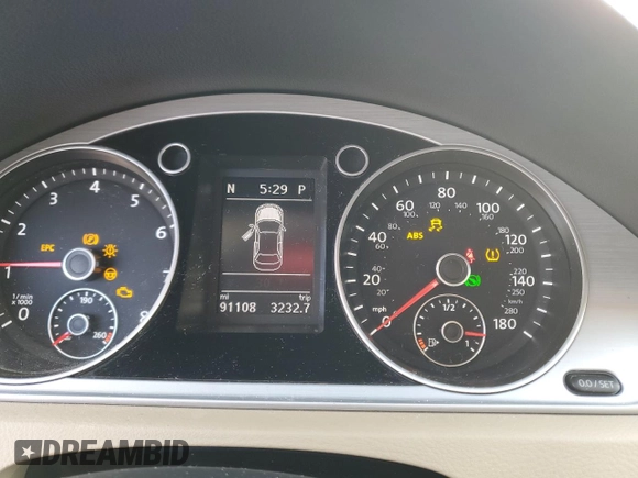 2014 Volkswagen CC R-Line with VIN WVWBP7AN0EE505098, listed as a Copart auction lot 83257454 with 91,108 mi miles and Salvage Title. Bid and sale history available at carsss.com. Image 9.