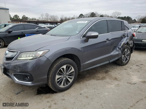 2018 Acura RDX w/Advance Pkg with VIN 5J8TB4H72JL000115, listed as a Copart auction lot 44157335 with 121,870 mi miles and Salvage Title. Bid and sale history available at carsss.com. Image 1.