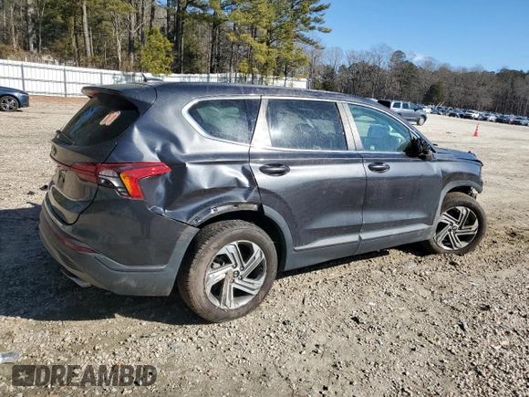 2021 Hyundai Santa Fe SE with VIN 5NMS14AJ2MH320804, listed as a Copart auction lot 89352445 with 81,529 mi miles and Salvage Title. Bid and sale history available at carsss.com. Image 3.