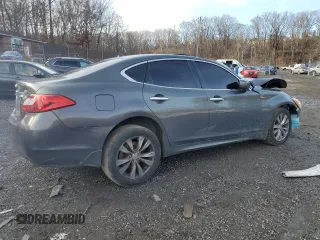 2012 Infiniti M37 with VIN JN1BY1AR7CM390535, listed as a Copart auction lot 84595234 with 0 mi miles and Salvage Title. Bid and sale history available at carsss.com. Image 3.