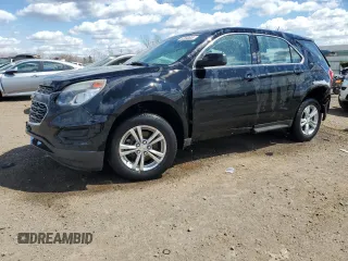 2017 Chevrolet Equinox LS z VIN 2GNALBEK0H1524547, wystawiony jako Copart lot #52903835 z przebiegiem 78 166 mil mil oraz Szkoda całkowita • Salvage title. Historia ofert i sprzedaży dostępna na DreamBid. Obrazek 1.