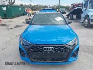 2022 Audi RS 3 with VIN WUAG4DGY2NA907150, listed as a IAAI auction lot 41693580 with 39,024 mi miles. Bid and sale history available at carsss.com. Image 13.