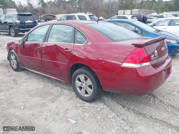 2009 Chevrolet Impala 3.5L LT with VIN 2G1WT57K891246925, listed as a IAAI auction lot 41428796 with NaN miles. Bid and sale history available at carsss.com. Image 3.