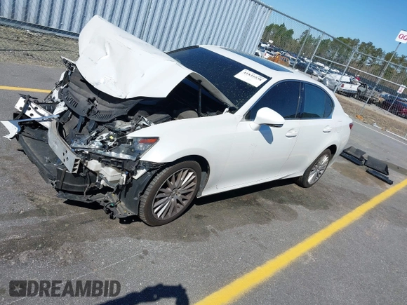 2013 Lexus GS with VIN JTHCE1BLXD5018542, listed as a IAAI auction lot 41835538 with 150,472 mi miles. Bid and sale history available at carsss.com. Image 17.