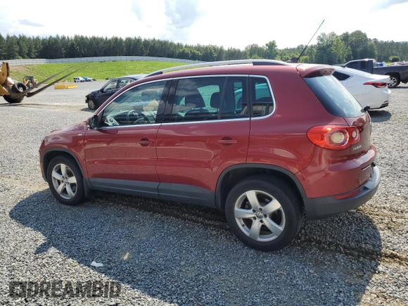 2010 Volkswagen Tiguan Wolfsburg Edition with VIN WVGAV7AX4AW003410, listed as a Copart auction lot 60645845 with 128,563 mi miles and Salvage title. Bid and sale history available at DreamBid. Image 2.